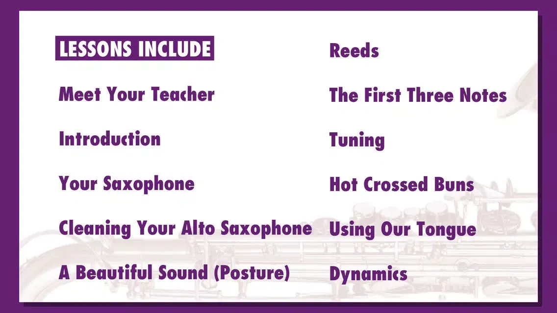 Скриншоты Music Lifeboat Presents Play Like A Prodigy: Learn Alto Sax
