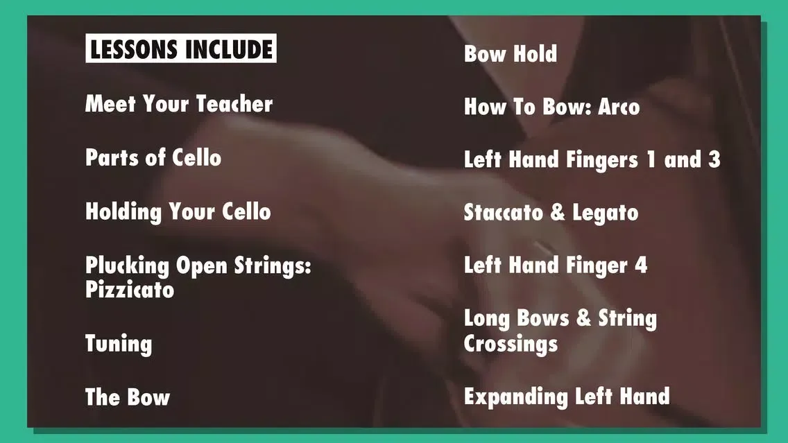 Music Lifeboat Presents Play Like A Prodigy: Learn Cello स्क्रीनशॉट