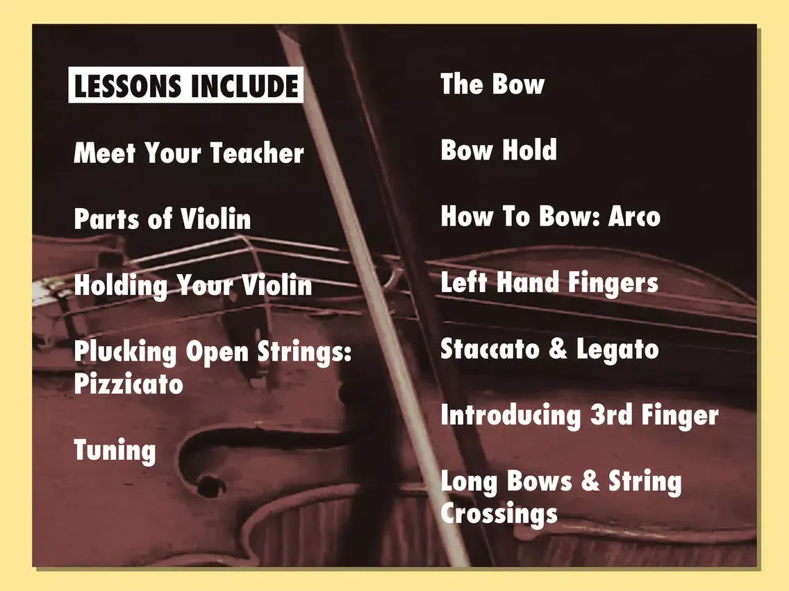 Music Lifeboat Presents Play Like A Prodigy: Learn Violin iPad 应用截图