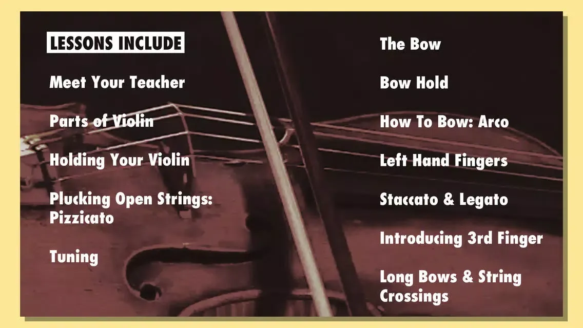 Music Lifeboat Presents Play Like A Prodigy: Learn Violin应用截图