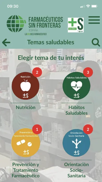 Captures d'écran de Más Saludable FSFE