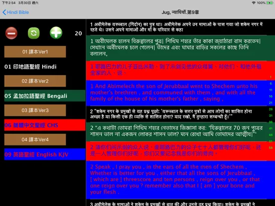 Hindi Audio Bible 印地語聖經 iPad  स्क्रीनशॉट