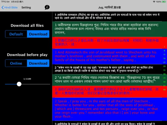 Hindi Audio Bible 印地語聖經 iPad  स्क्रीनशॉट