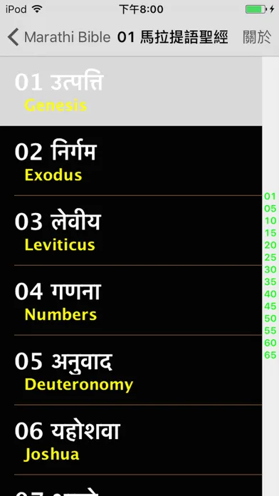 Zrzuty ekranu Marathi Audio Bible 马拉提语圣经