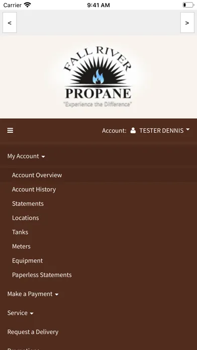 Fall River Propane سکرین شاٹس