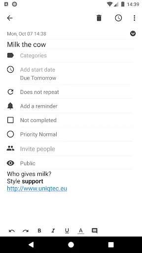Tasks & Notes应用截图