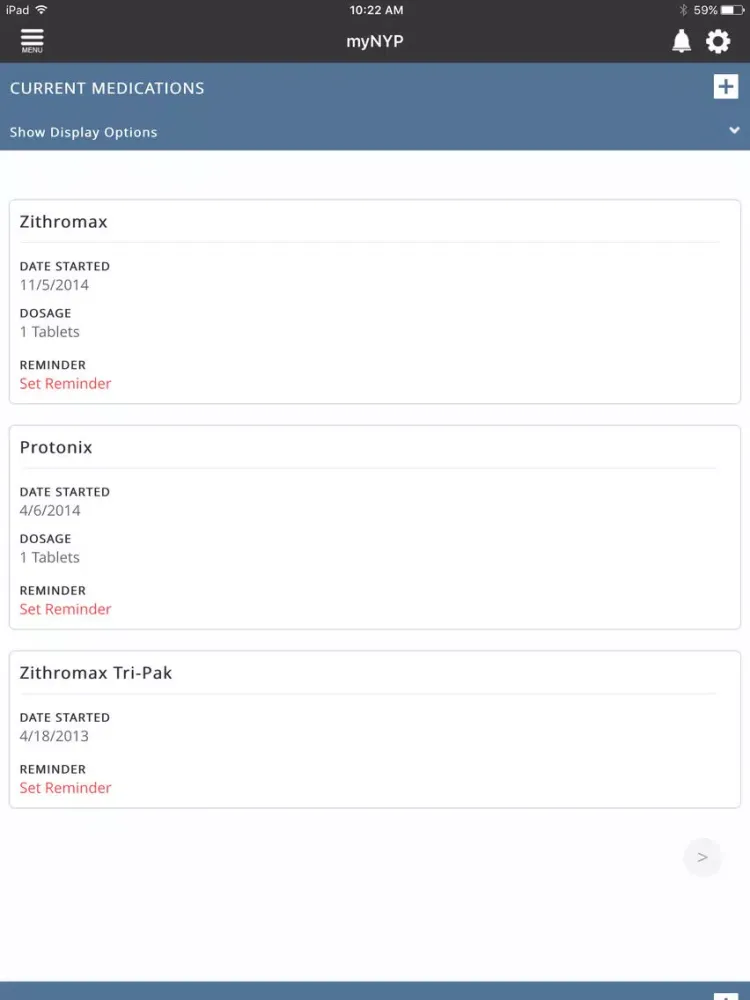 myNYP iPad  स्क्रीनशॉट