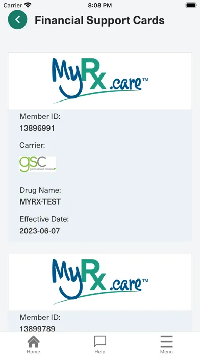 MyRx Care Support 스크린샷