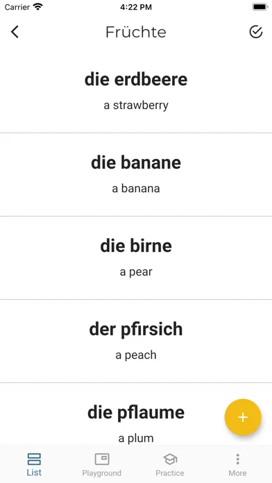 My Vocabulary - learning tool Screenshots