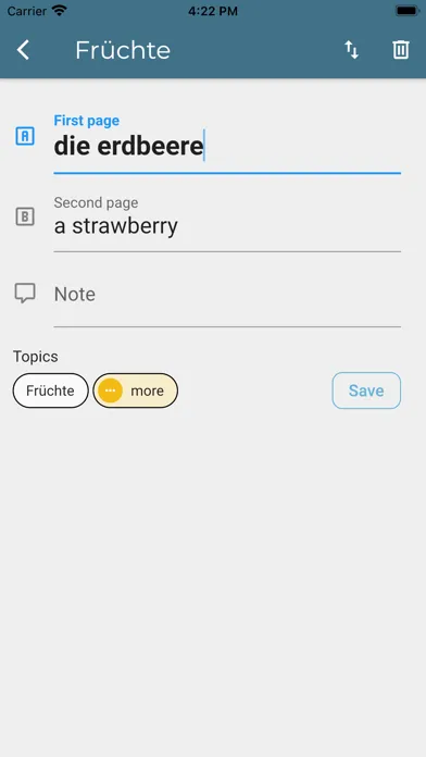 My Vocabulary - learning tool Screenshots