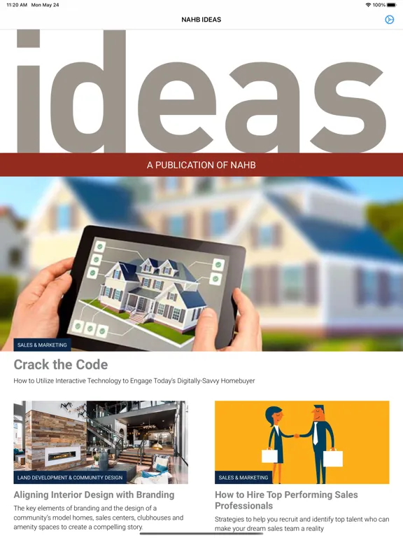 NAHB IDEAS iPad  Screenshots