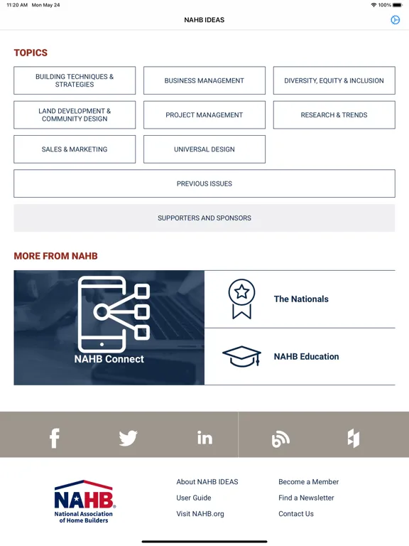 NAHB IDEAS iPad  Screenshots