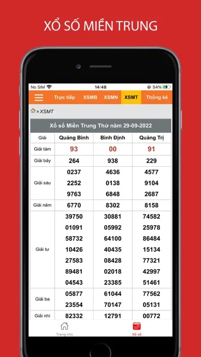 ภาพหน้าจอของ KQXS - Kết quả xổ số
