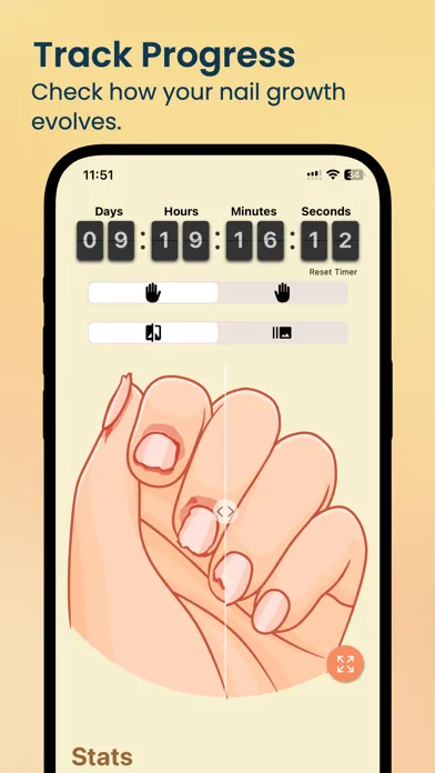 Tangkapan layar NailKeeper - Stop Biting Nails
