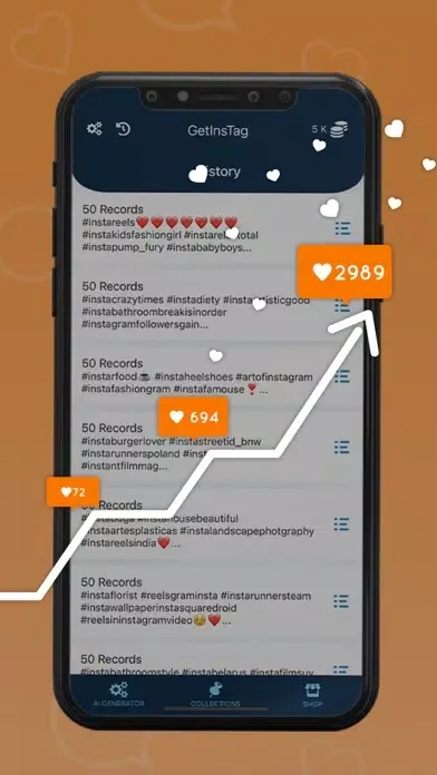 Zrzuty ekranu GetInsTag for Likes and Fans
