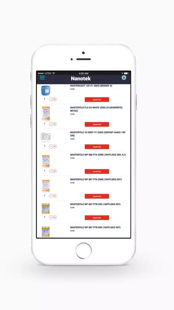 Nanotek Mobile Screenshots
