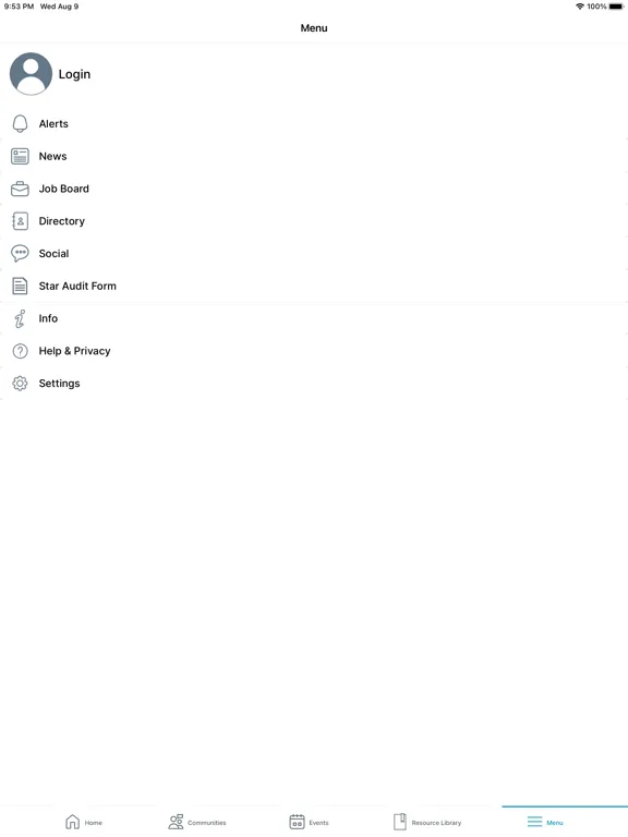 NATE Mobile iPad 应用截图