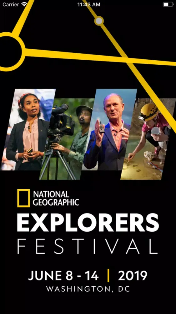 Captures d'écran de Nat Geo Society Events