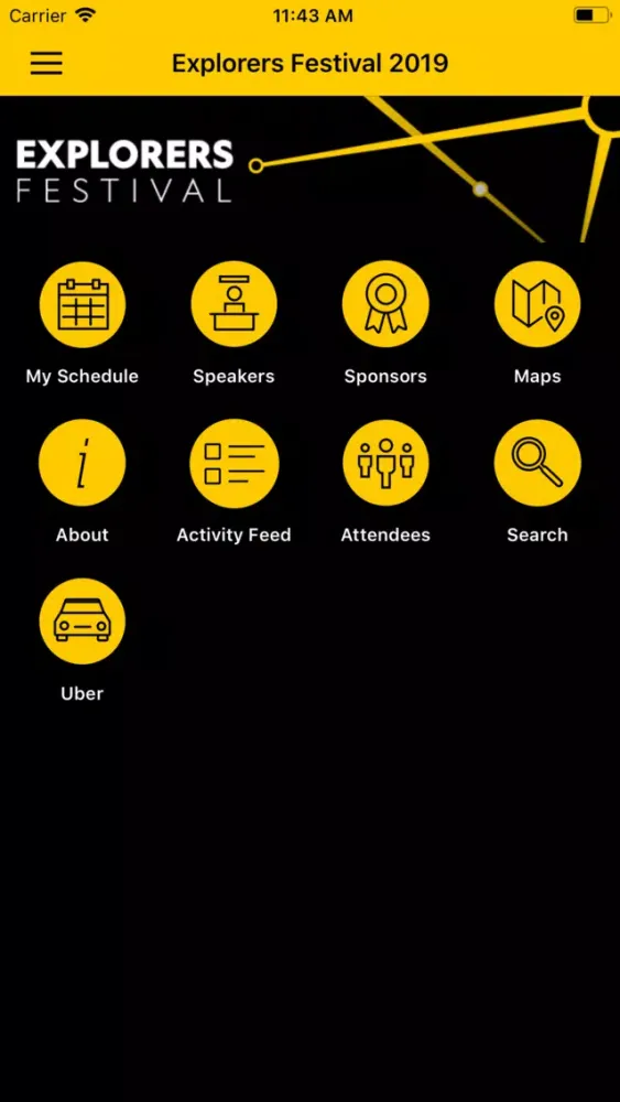 Captures d'écran de Nat Geo Society Events