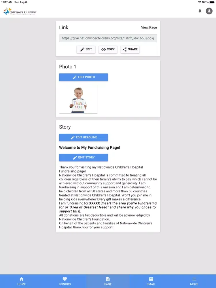 تصاویر Nationwide Children's Giving iPad 