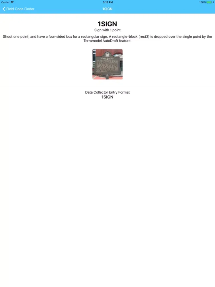 Capturas de pantalla de Mobile Field Code Finder iPad