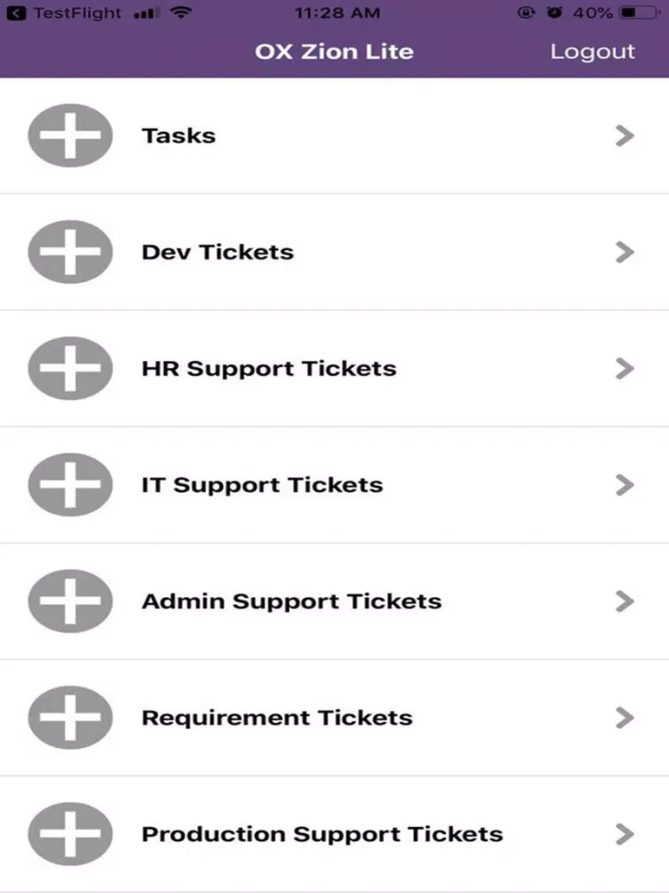 OX Zion Lite iPad スクリーンショット