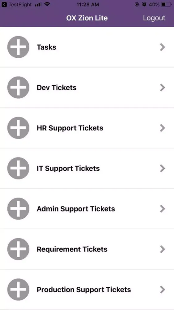 OX Zion Lite スクリーンショット