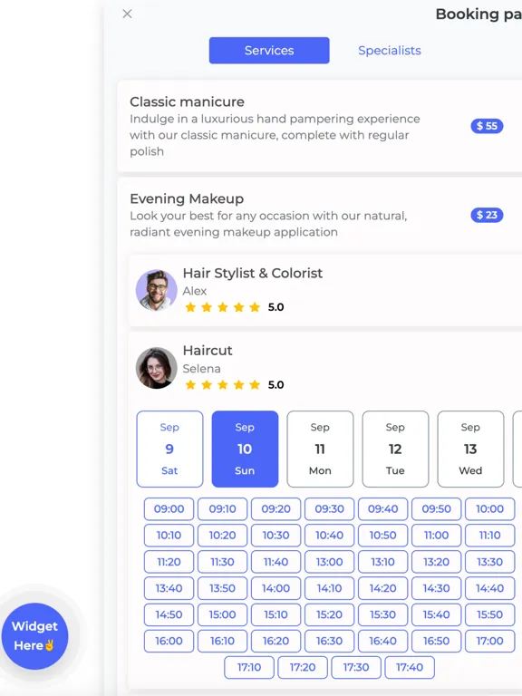 tobook.link: Booking System iPad 应用截图