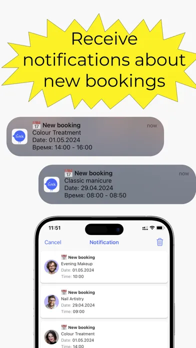 tobook.link: Booking System应用截图