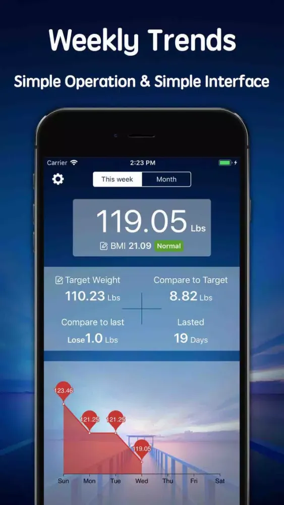 تصاویر WeightDiary-Record your weight