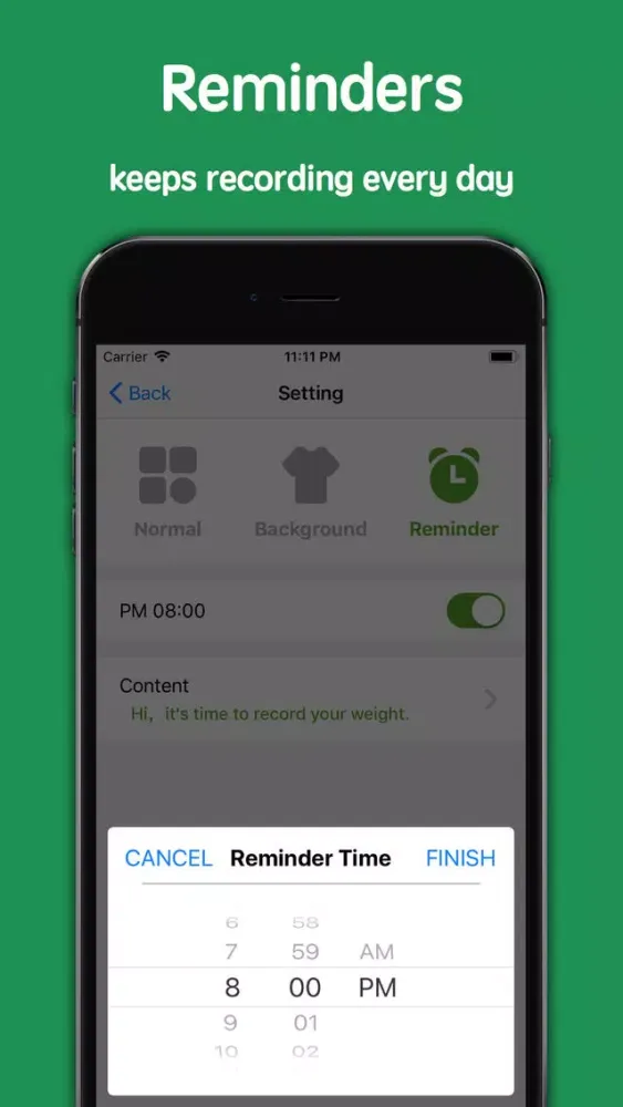 تصاویر WeightDiary-Record your weight