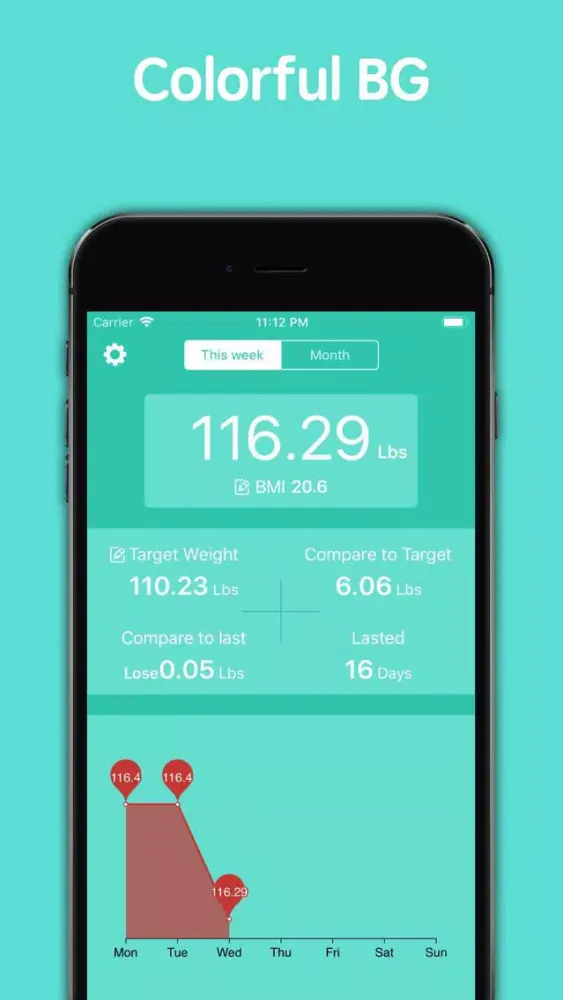 تصاویر WeightDiary-Record your weight