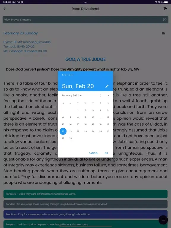 Скриншоты Daily Encounter With God 2022 iPad 