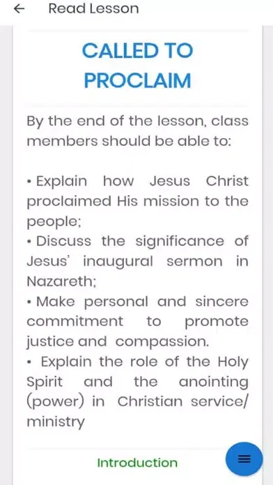 Screenshot di Sunday School Lessons 2021