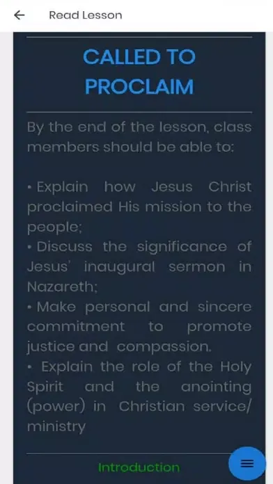 Screenshot di Sunday School Lessons 2021