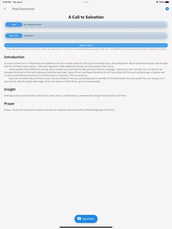 Скриншоты Teenagers' Devotional 2022 iPad 