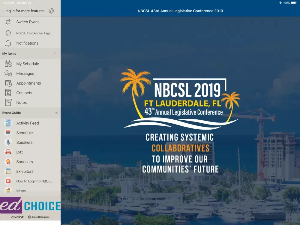 NBCSL 43RD ALC APP iPad  Screenshots