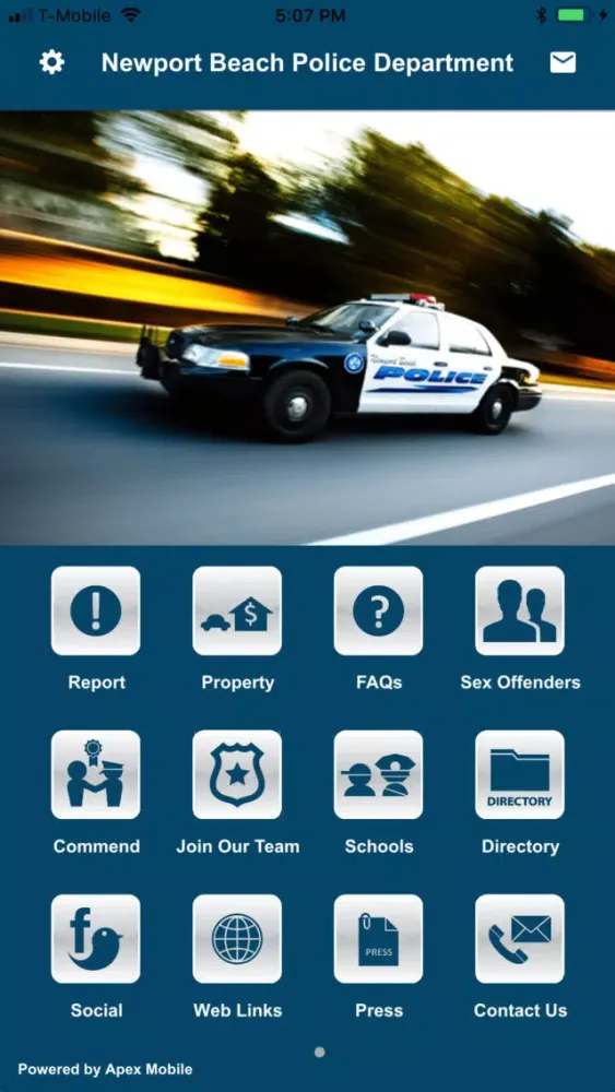 Zrzuty ekranu Newport Beach PD
