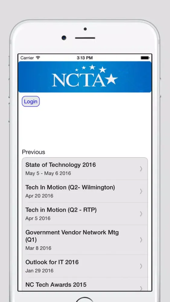 North Carolina Technology Association Events 스크린샷