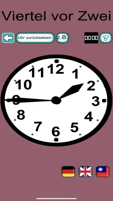 Zrzuty ekranu die Uhr