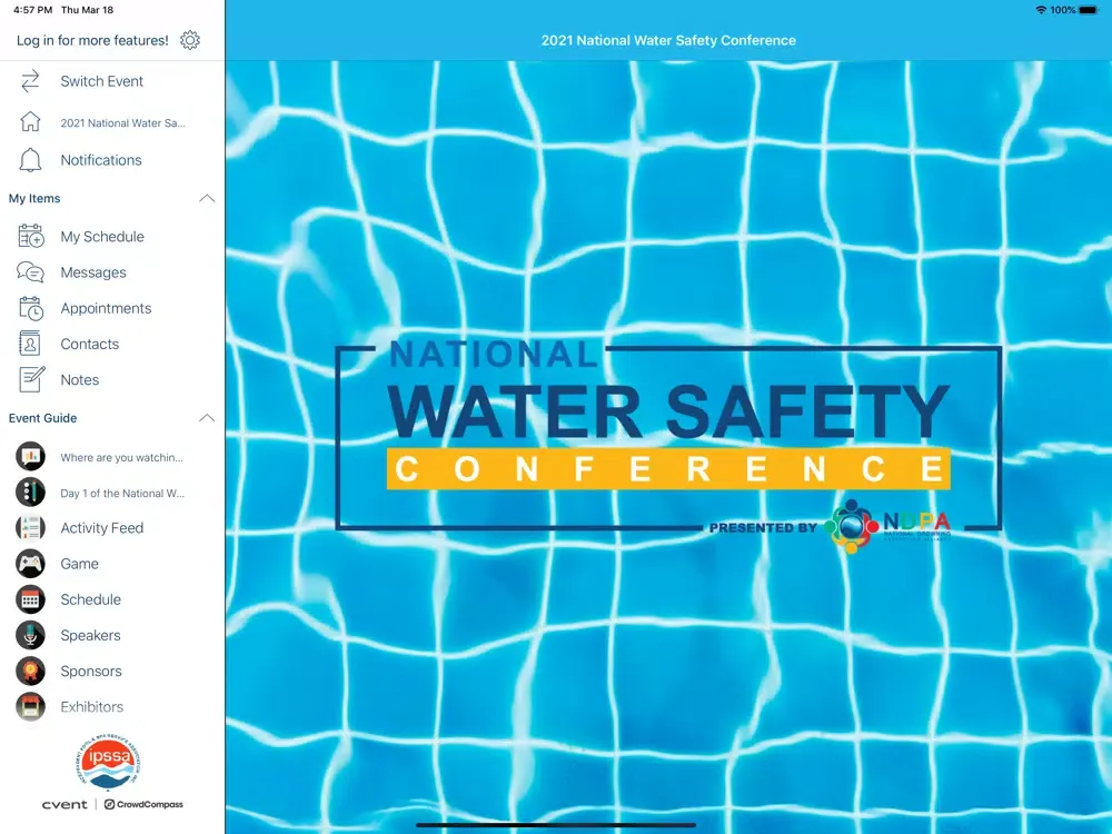 Capturas de pantalla de Nat'l Water Safety Conference iPad 