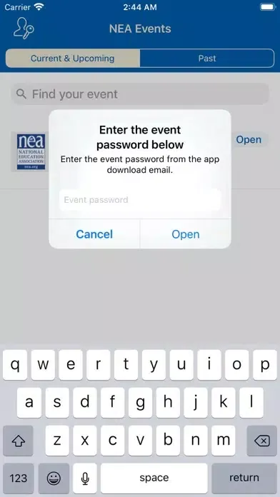 NEA Events Directory سکرین شاٹس