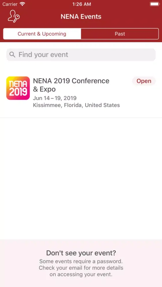 Capturas de pantalla de NENA Events