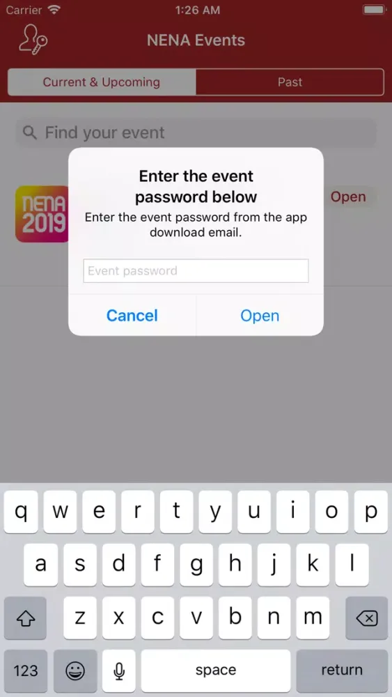 Capturas de pantalla de NENA Events