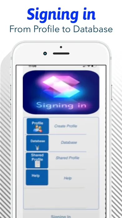 Signing in pro Screenshots