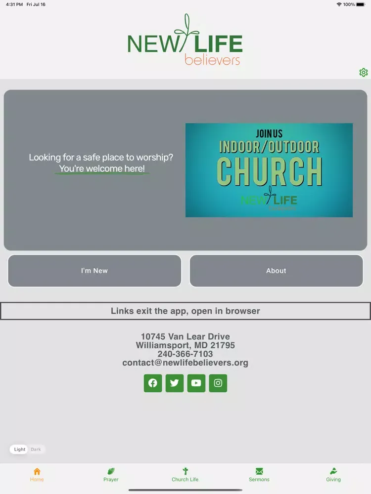 NLB Church App iPad  سکرین شاٹس