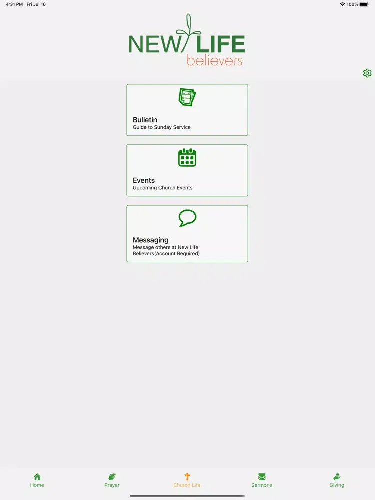 NLB Church App iPad  سکرین شاٹس