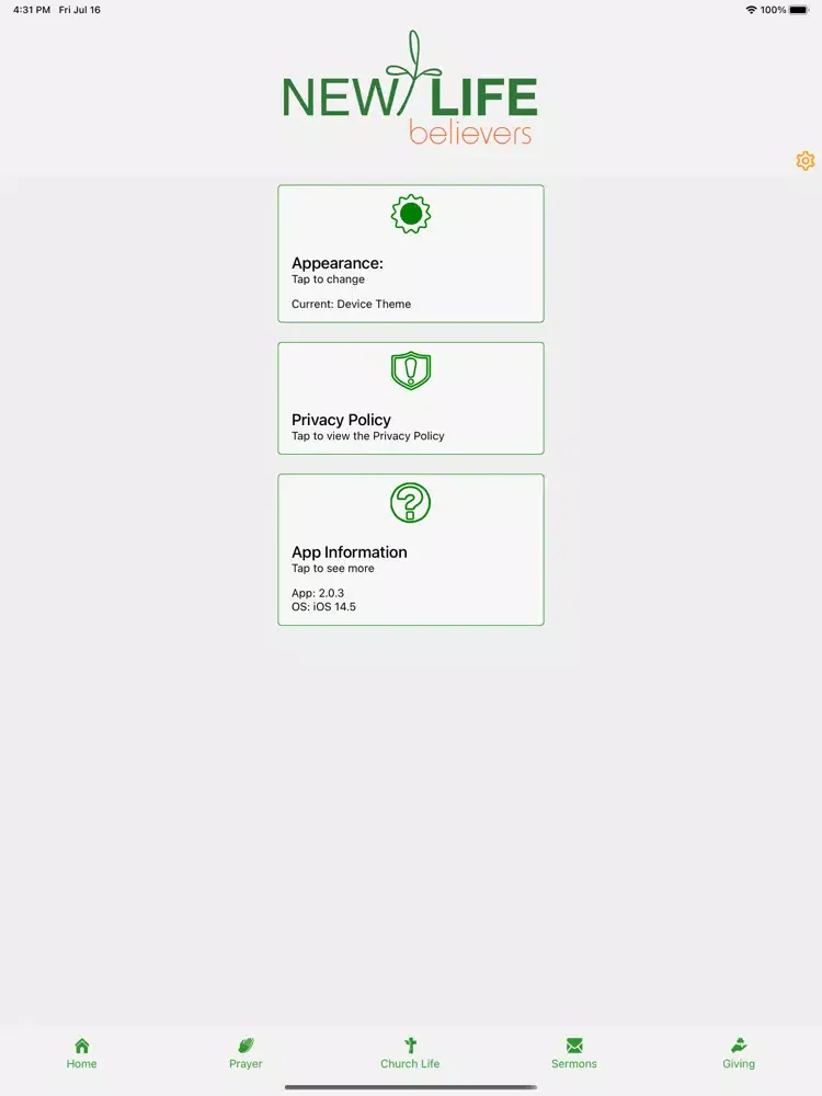 NLB Church App iPad  سکرین شاٹس