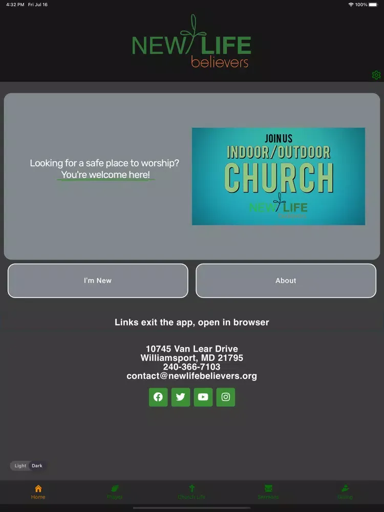 NLB Church App iPad  سکرین شاٹس