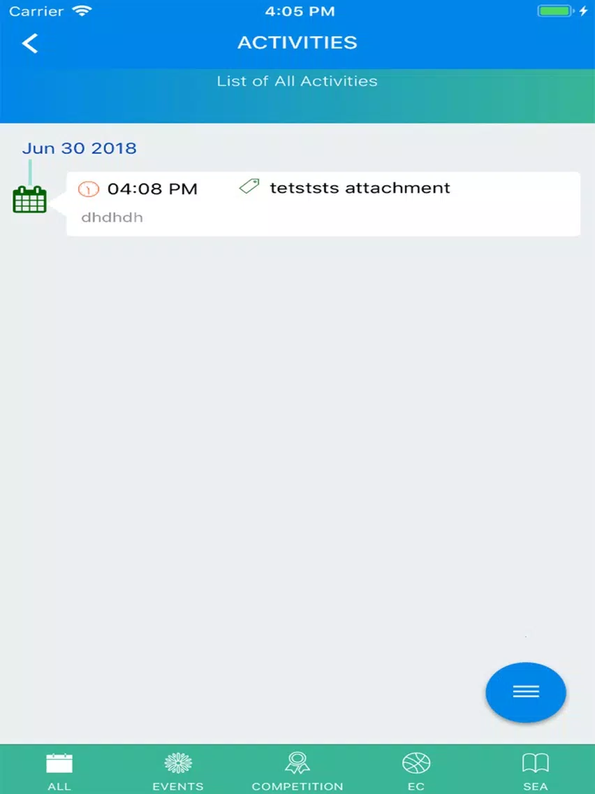 Ảnh chụp màn hình của SNVM TALAP iPad 